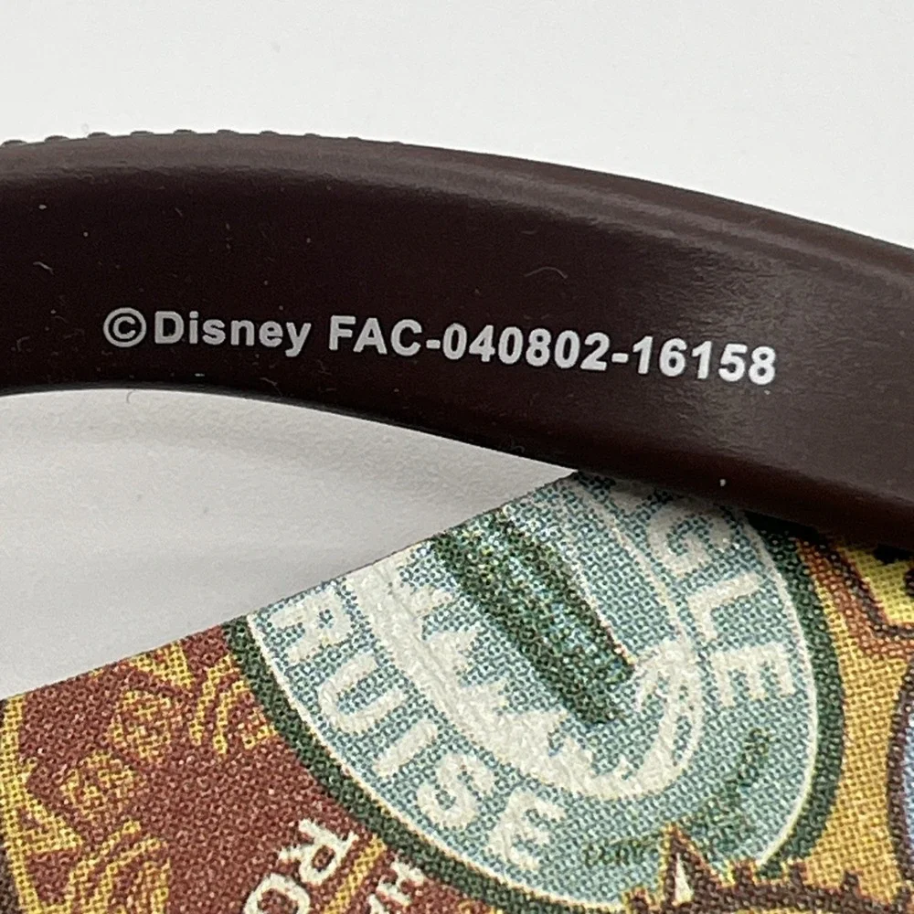 Walt‎ Disney World Land Men's Size 8-9 Brown Flip Flops